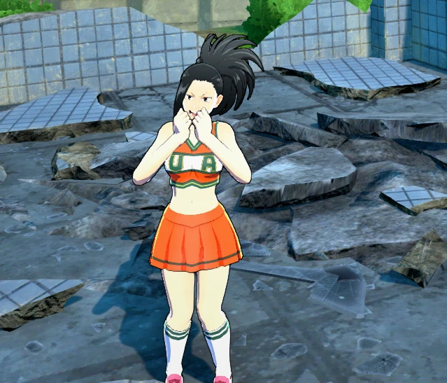 Momo Yaoyorozu啦啦队长皮肤封面