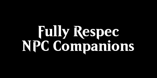 完全重新指定 NPC 同伴封面
