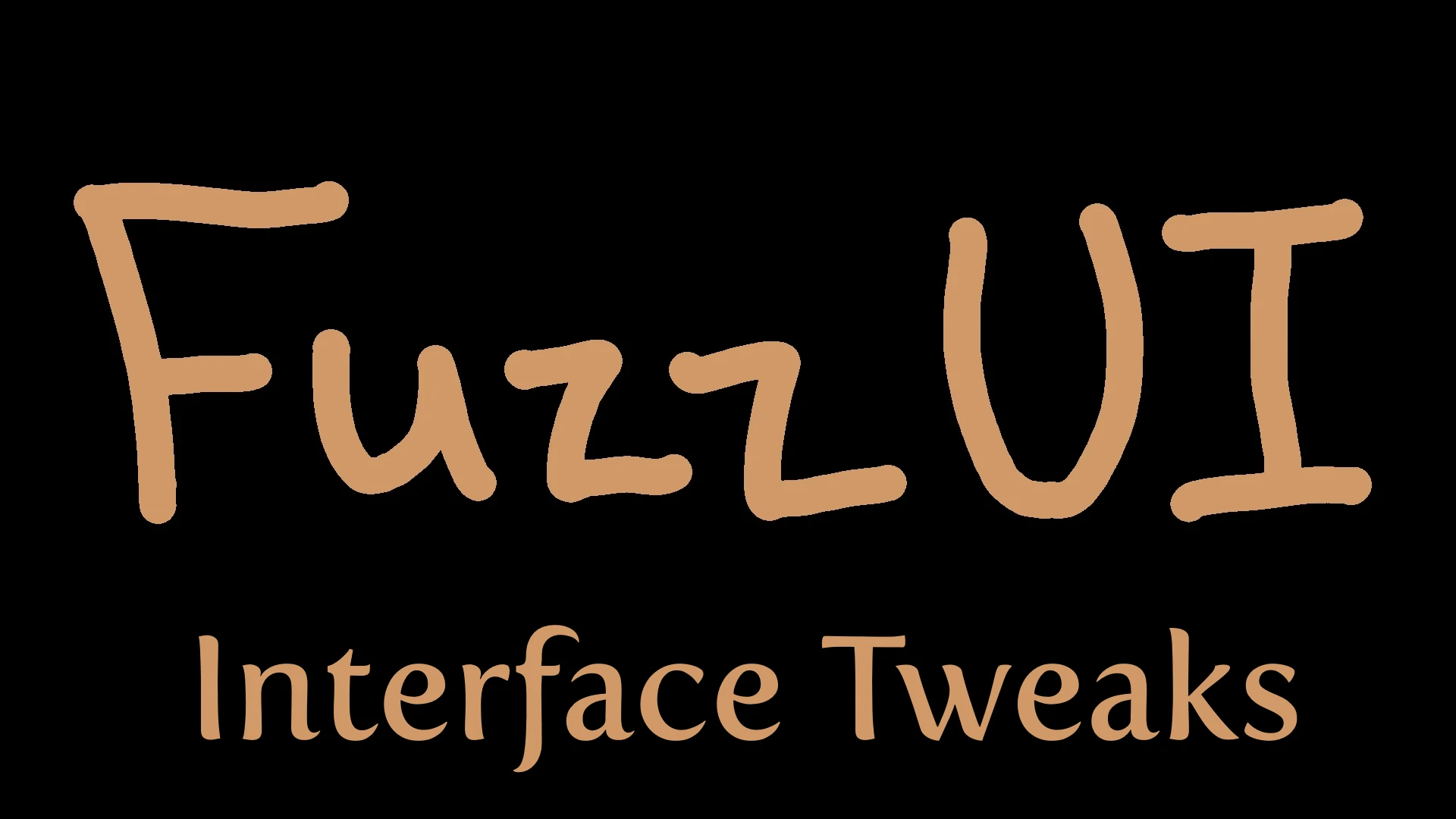 FuzzUI - 界面调整封面