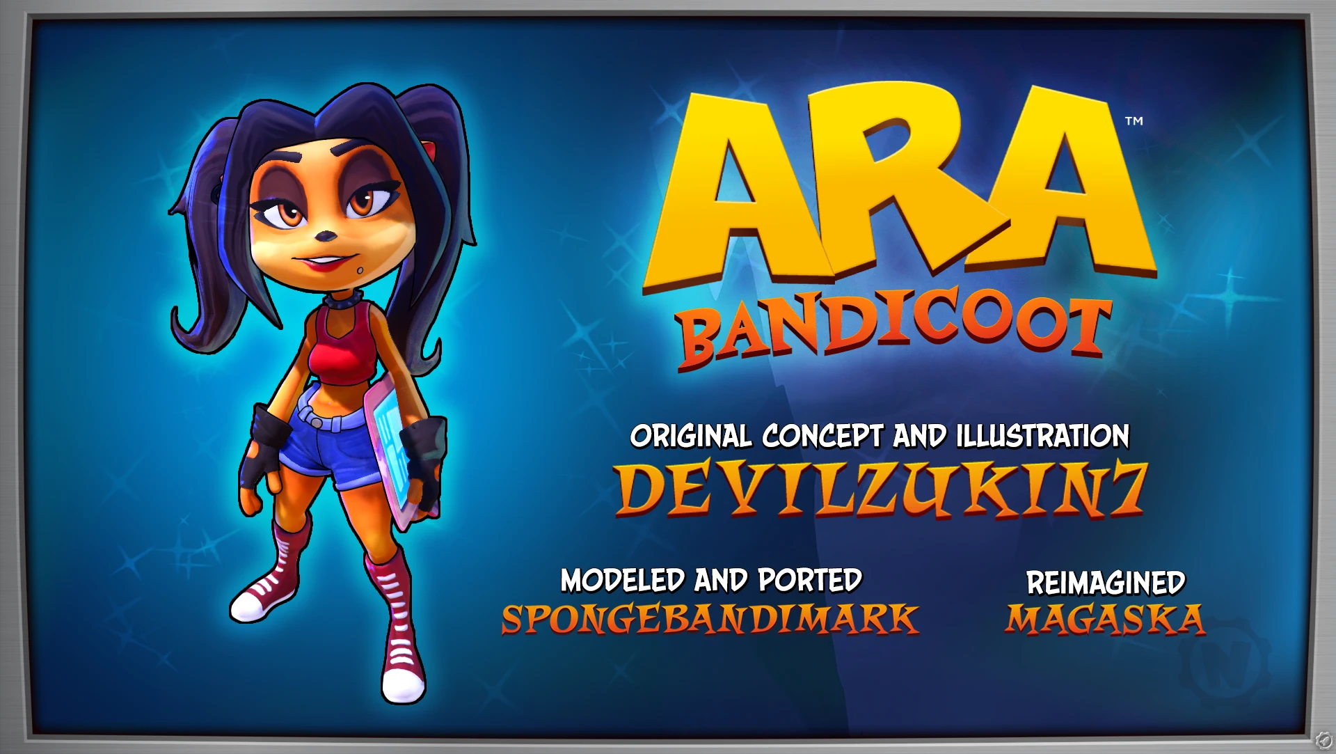 Ara Bandicoot（由 DevilZukin7 创建）封面