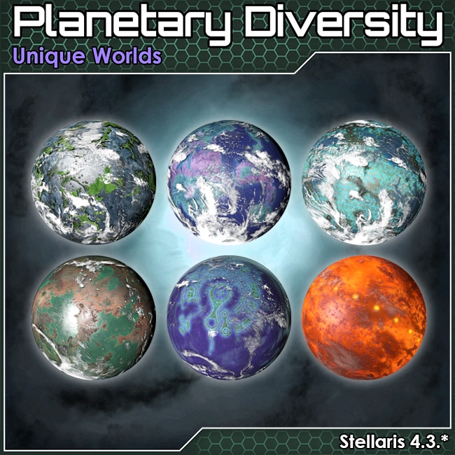 行星多样性 - 独特世界（Planetary Diversity - Unique Worlds）封面