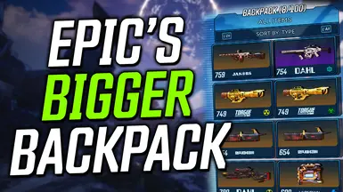 Epic's Bigger Backpack Size封面