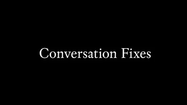 Conversation Fixes封面