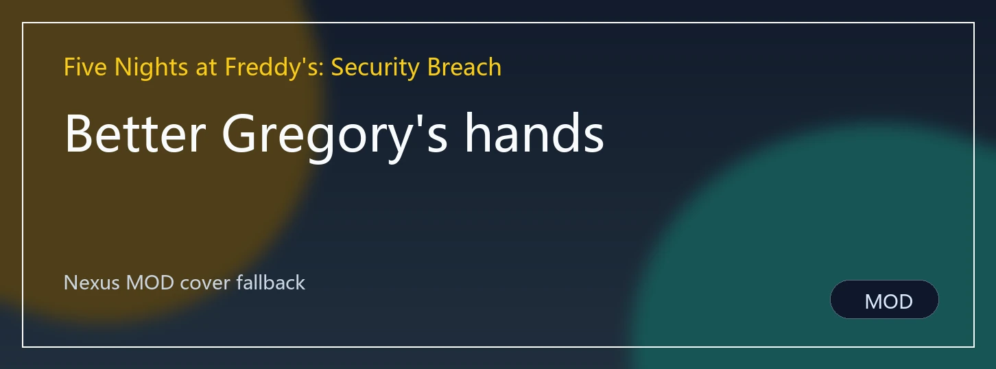 Better Gregory's hands封面