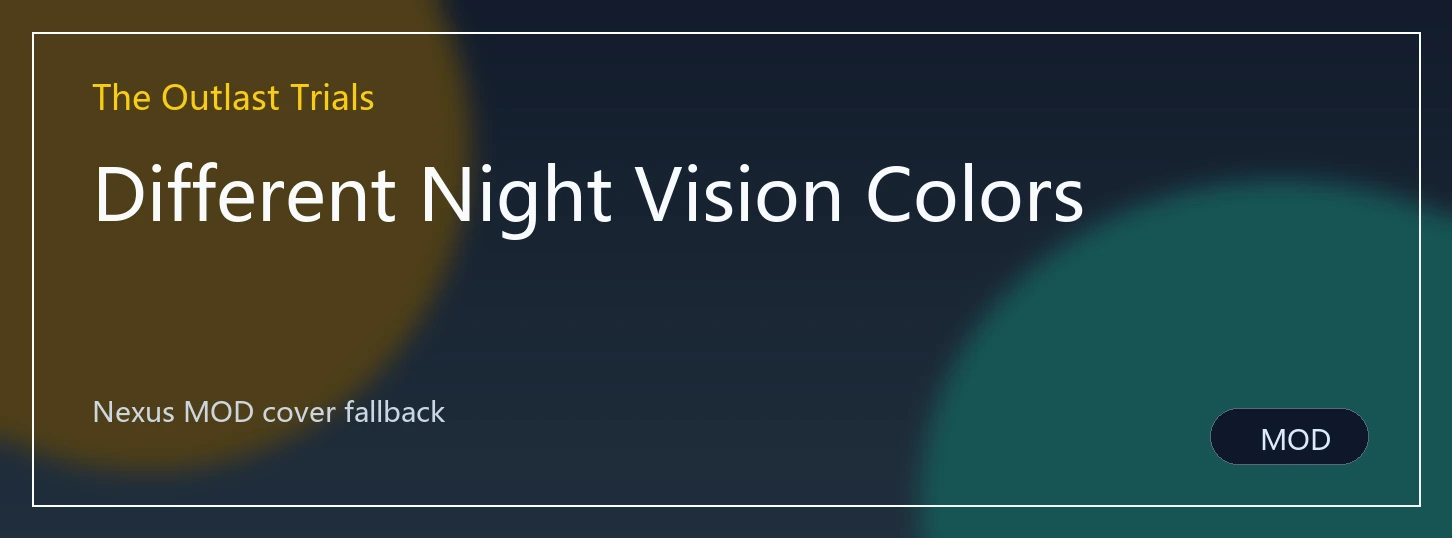 Different Night Vision Colors封面