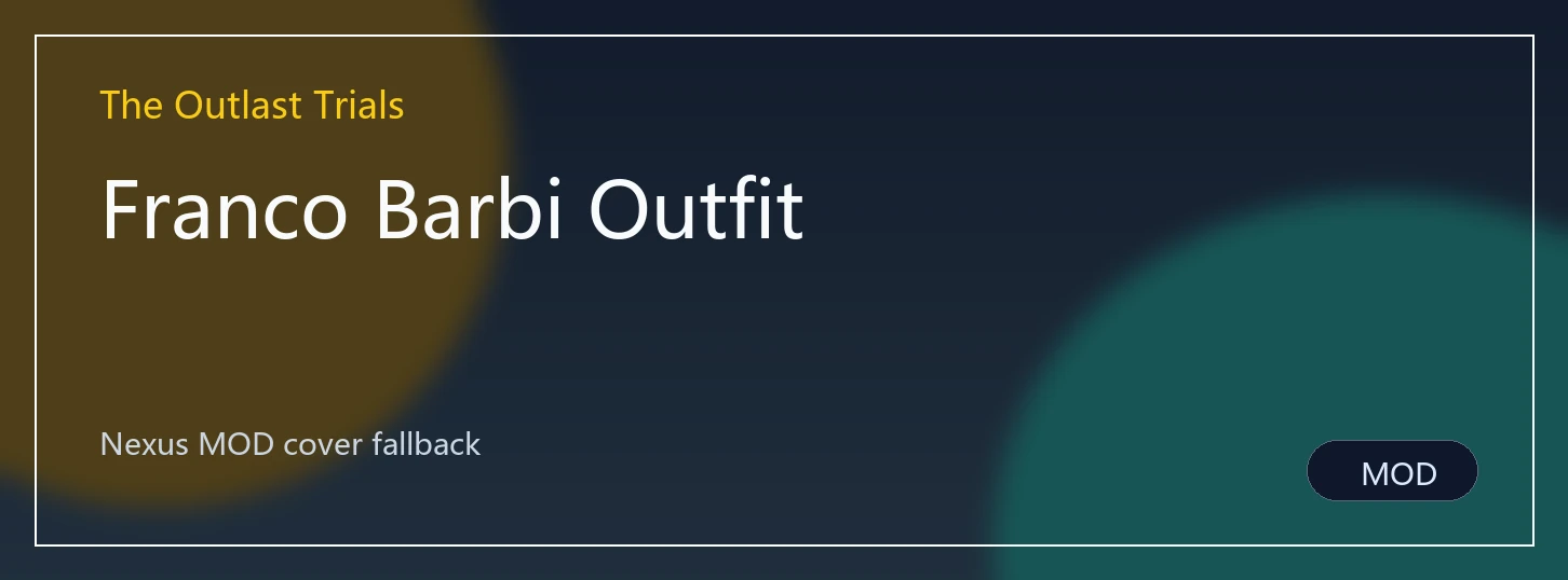 Franco Barbi Outfit封面