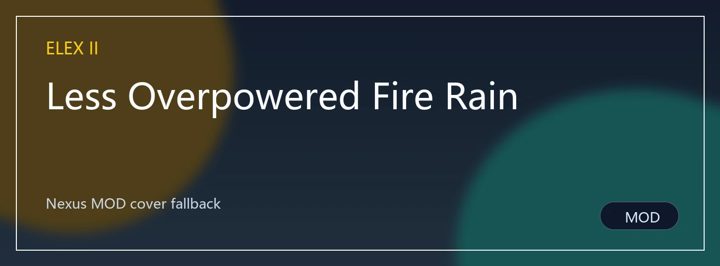 Less Overpowered Fire Rain封面