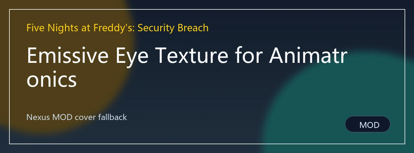 Emissive Eye Texture for Animatronics封面