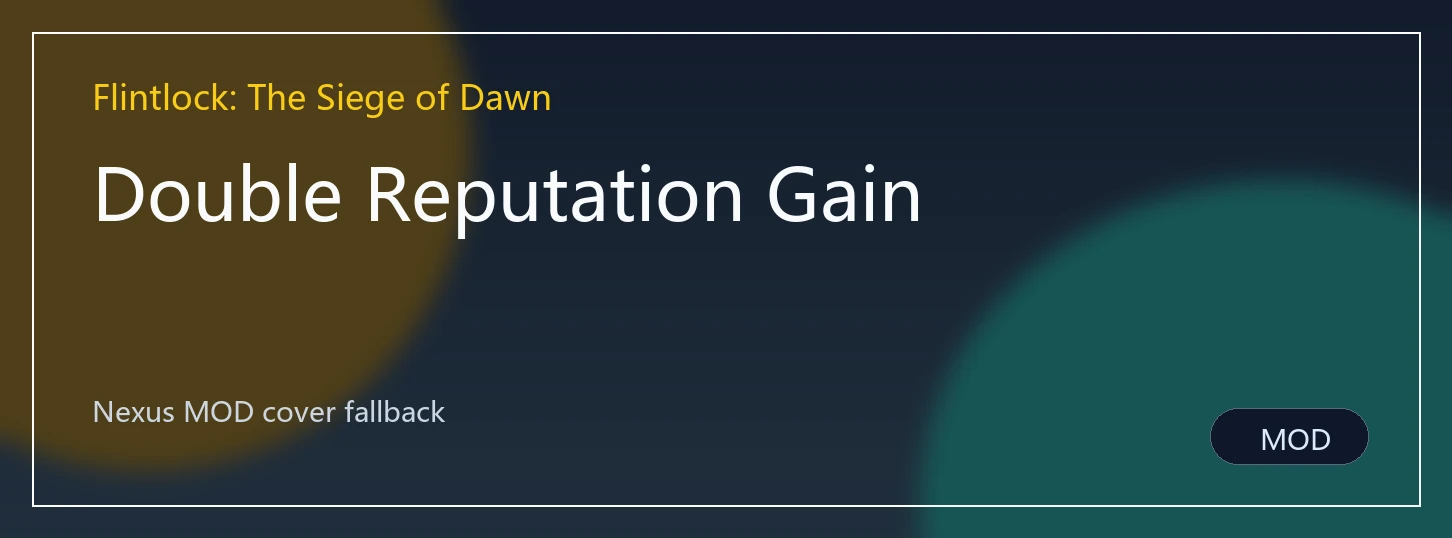 Double Reputation Gain封面