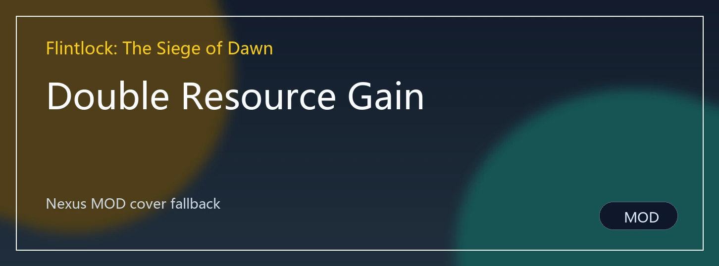 Double Resource Gain封面