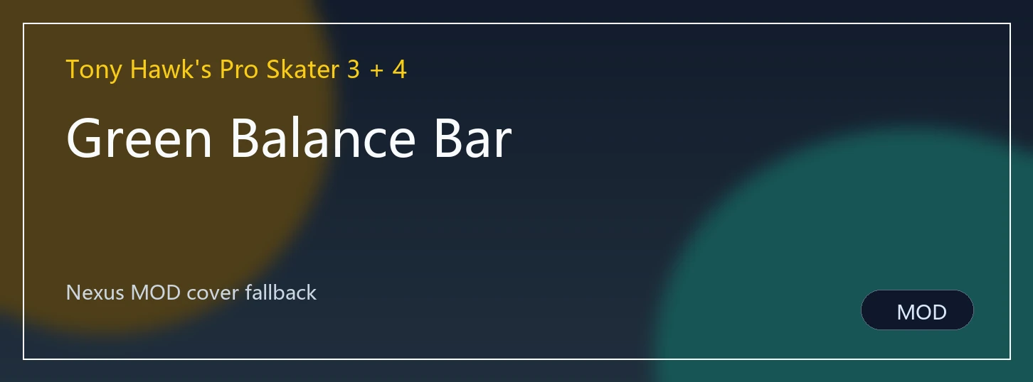 Green Balance Bar封面