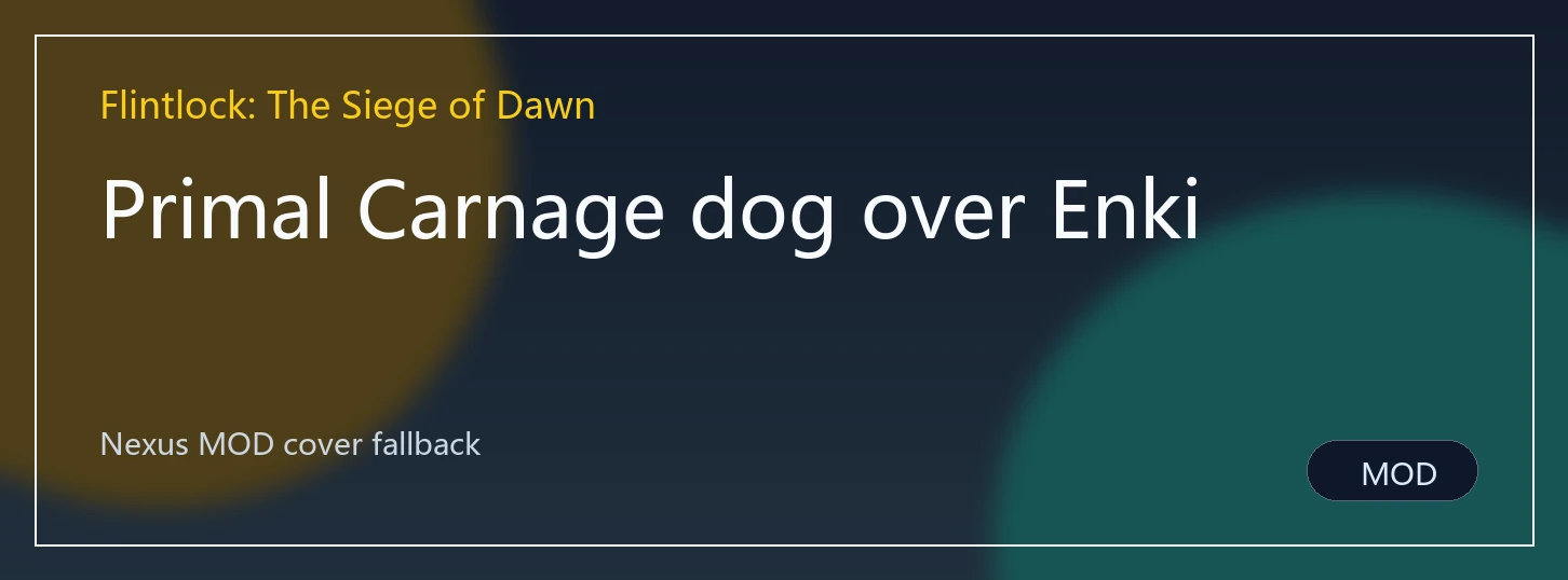 Primal Carnage dog over Enki封面