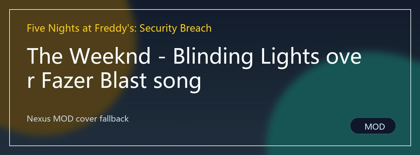 The Weeknd - Blinding Lights over Fazer Blast song封面