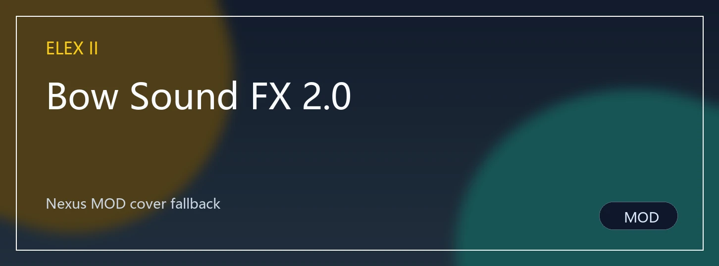 Bow Sound FX 2.0封面