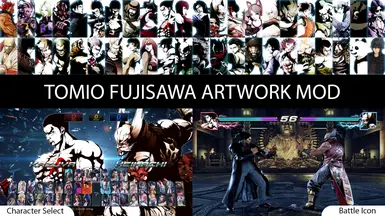 Tekken 7 Tomio Fujisawa Character Select and Battle Icon封面