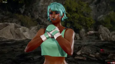 Josie Rizal With Asuka Workout Clothes (Colorable)