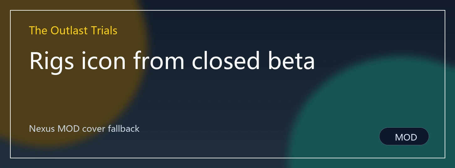 Rigs icon from closed beta封面