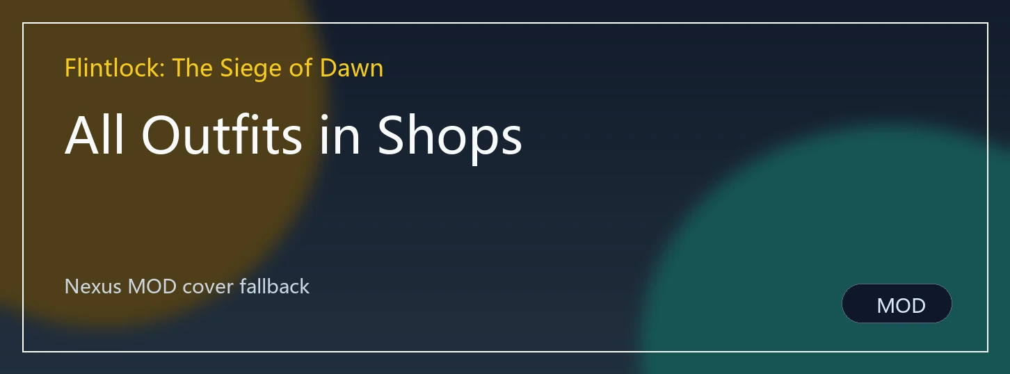 All Outfits in Shops封面