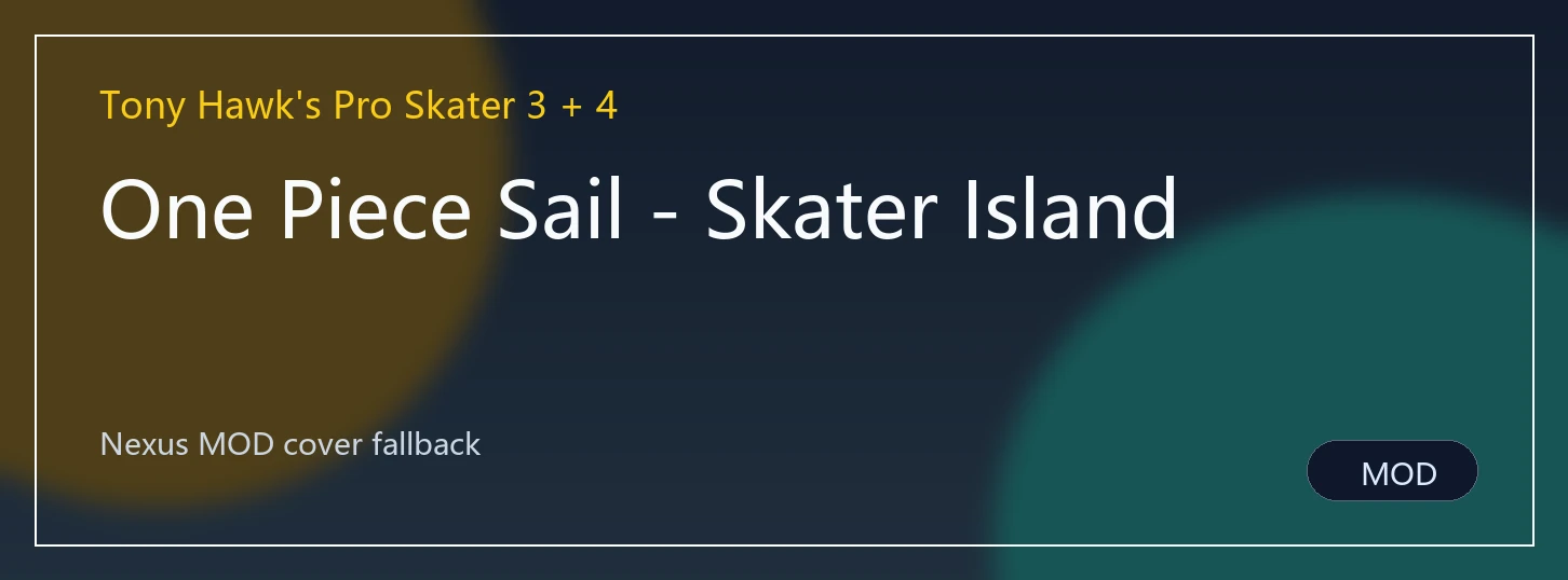 One Piece Sail - Skater Island封面