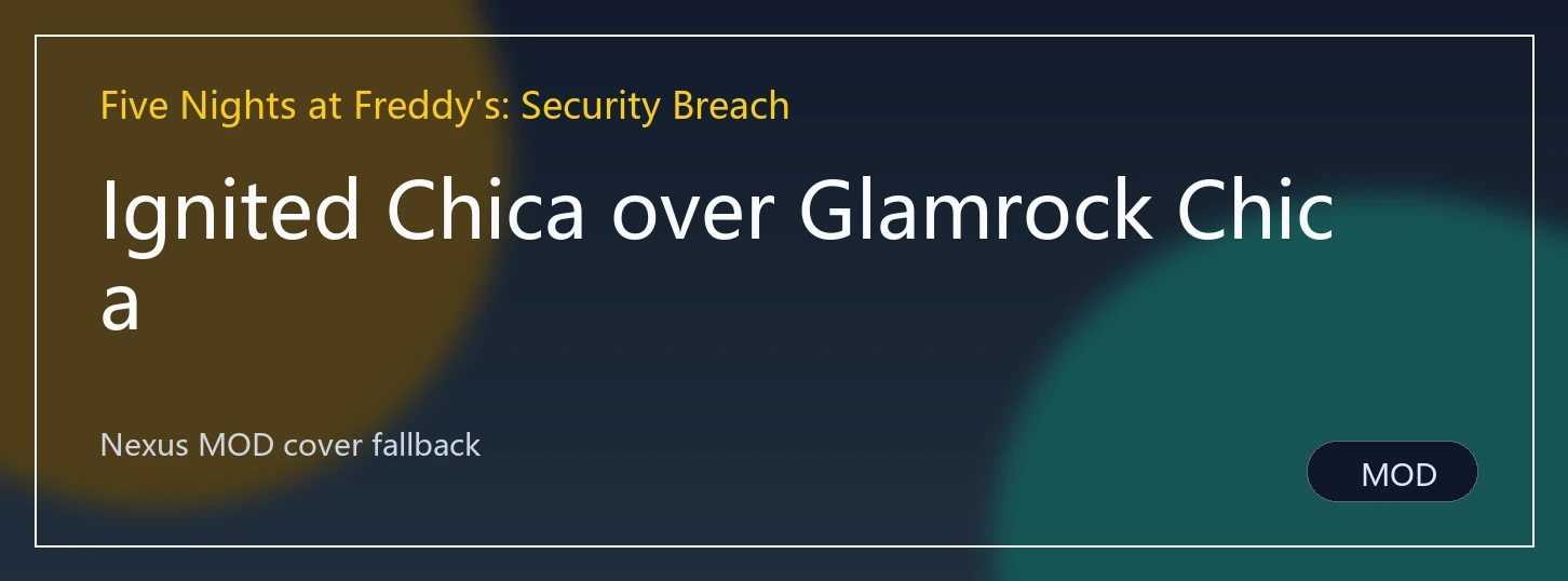 Ignited Chica over Glamrock Chica封面