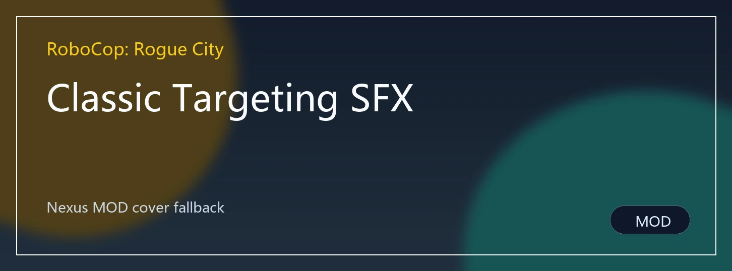 Classic Targeting SFX封面