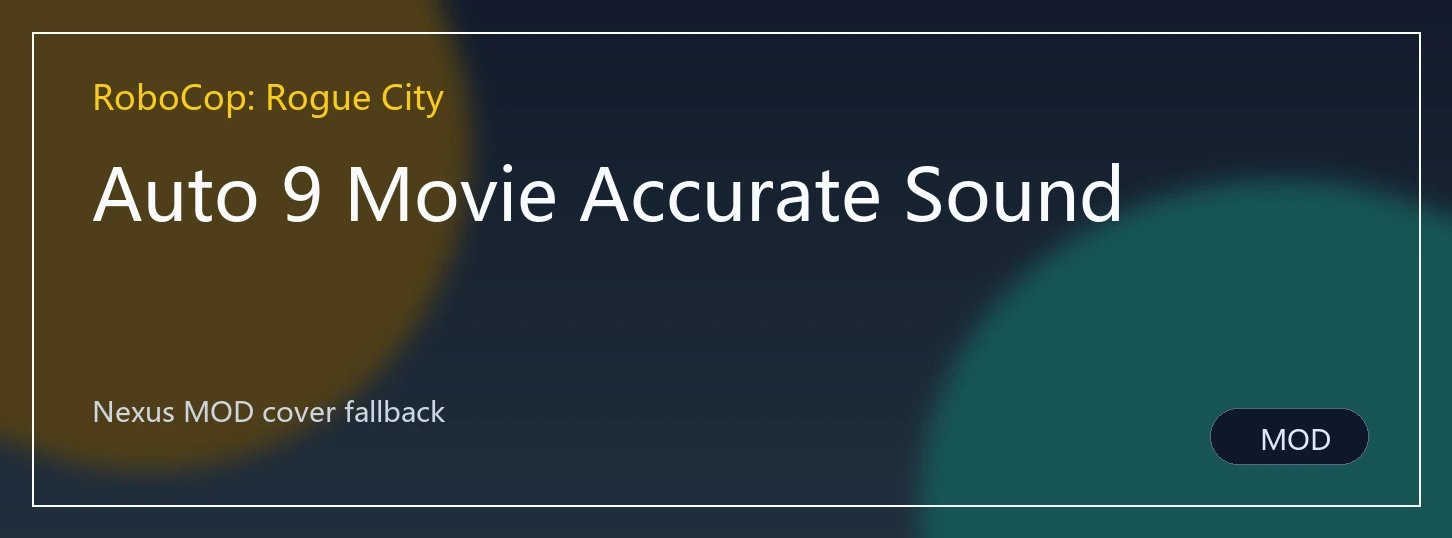 Auto 9 Movie Accurate Sound封面