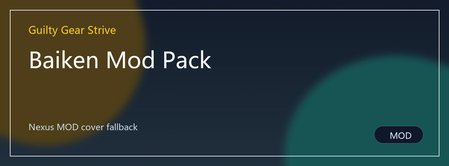 Baiken Mod Pack封面