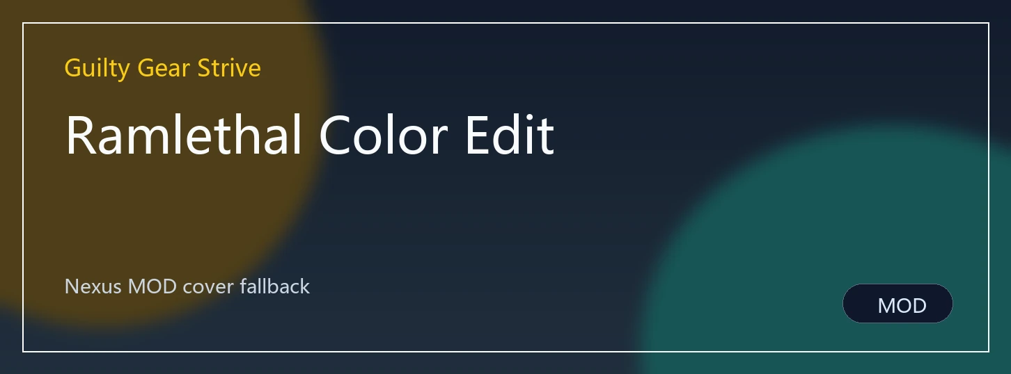 Ramlethal Color Edit封面