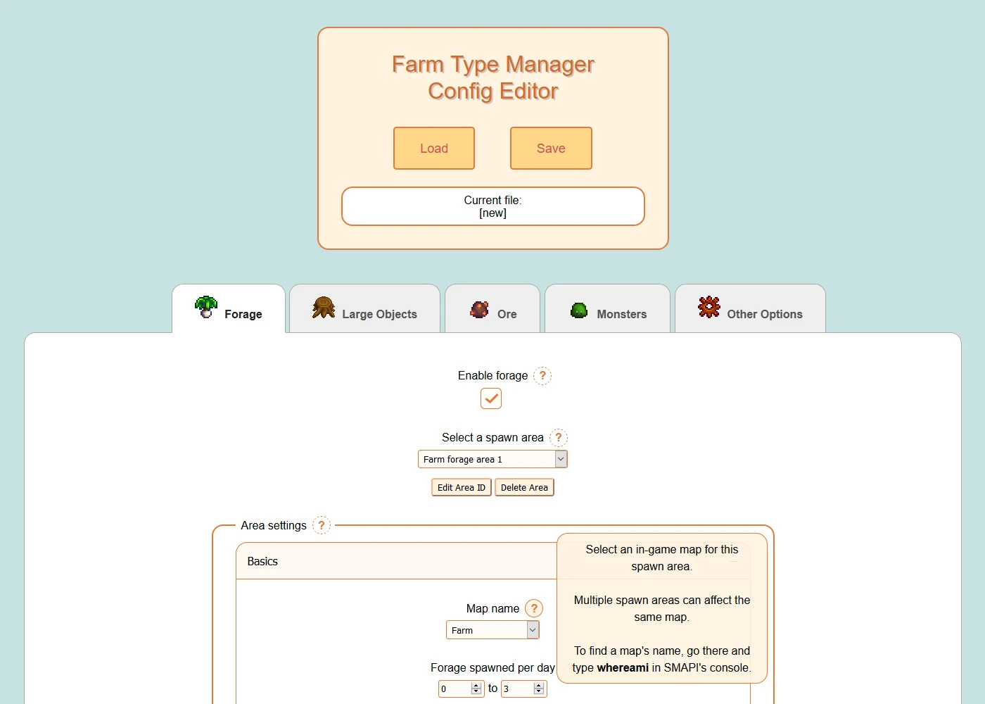 Farm Type Manager（农场类型管理器）