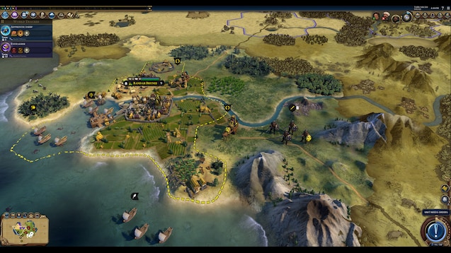 环境皮肤：Sid Meier's Civilization V 风格