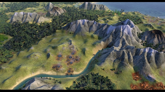 环境皮肤：Sid Meier's Civilization V 风格