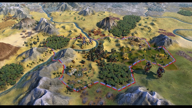 环境皮肤：Sid Meier's Civilization V 风格