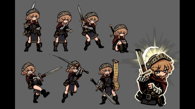 自由手绘十字军皮肤（Freehand Crusader Skin）