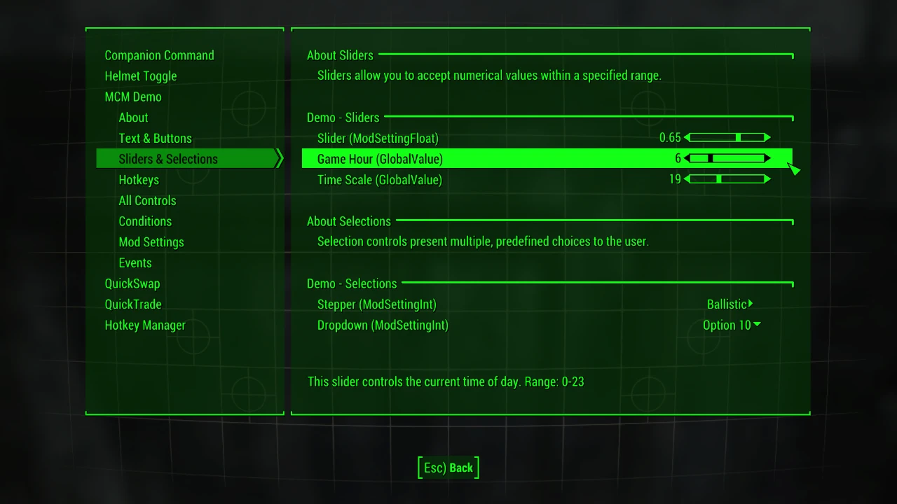 Mod Configuration Menu（模组配置菜单）