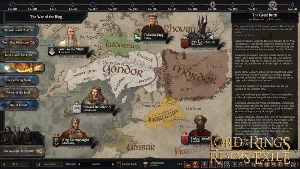 中土—流亡国度（LotR: Realms in Exile）