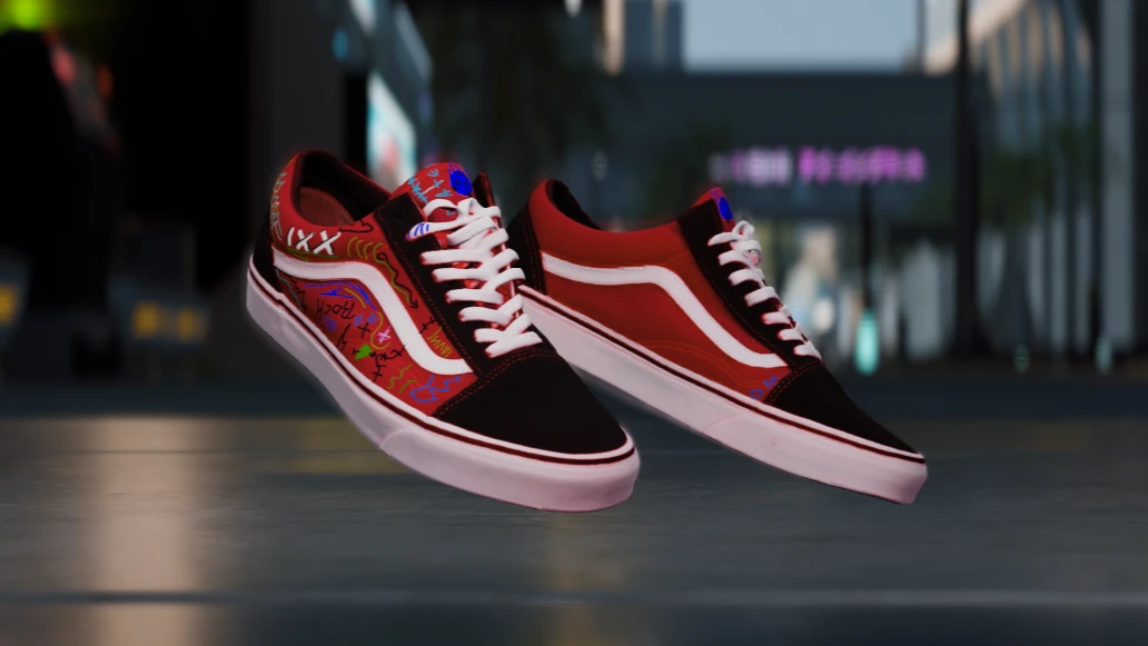 Vans摇滚黑粉鞋【男女】
