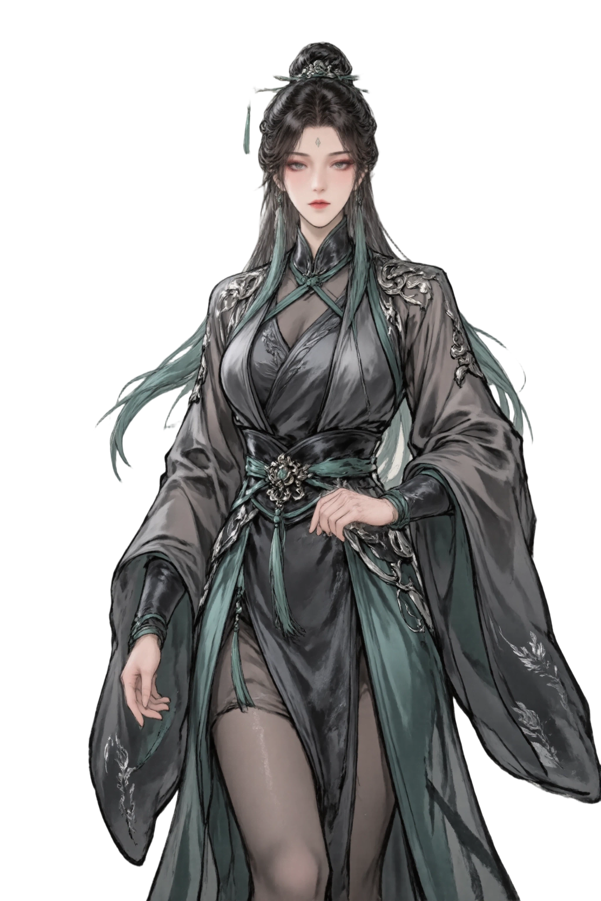 《易》三个原版女立绘.其六