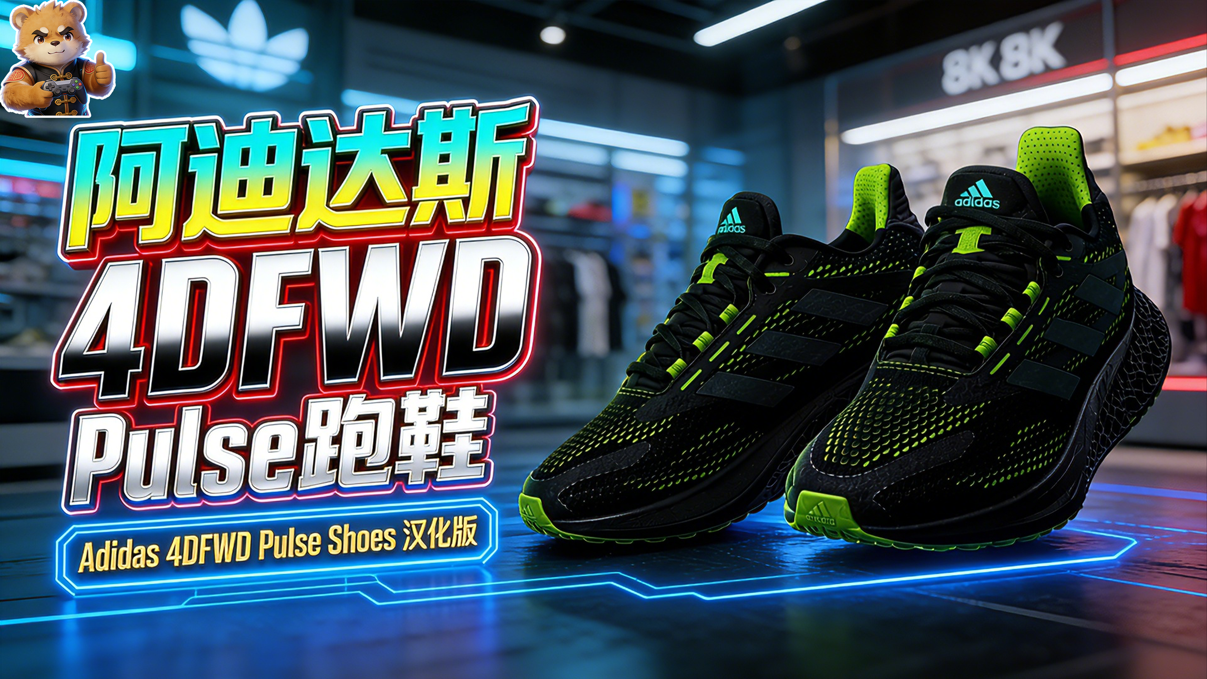 阿迪达斯4DFWD Pulse跑鞋【男女】封面