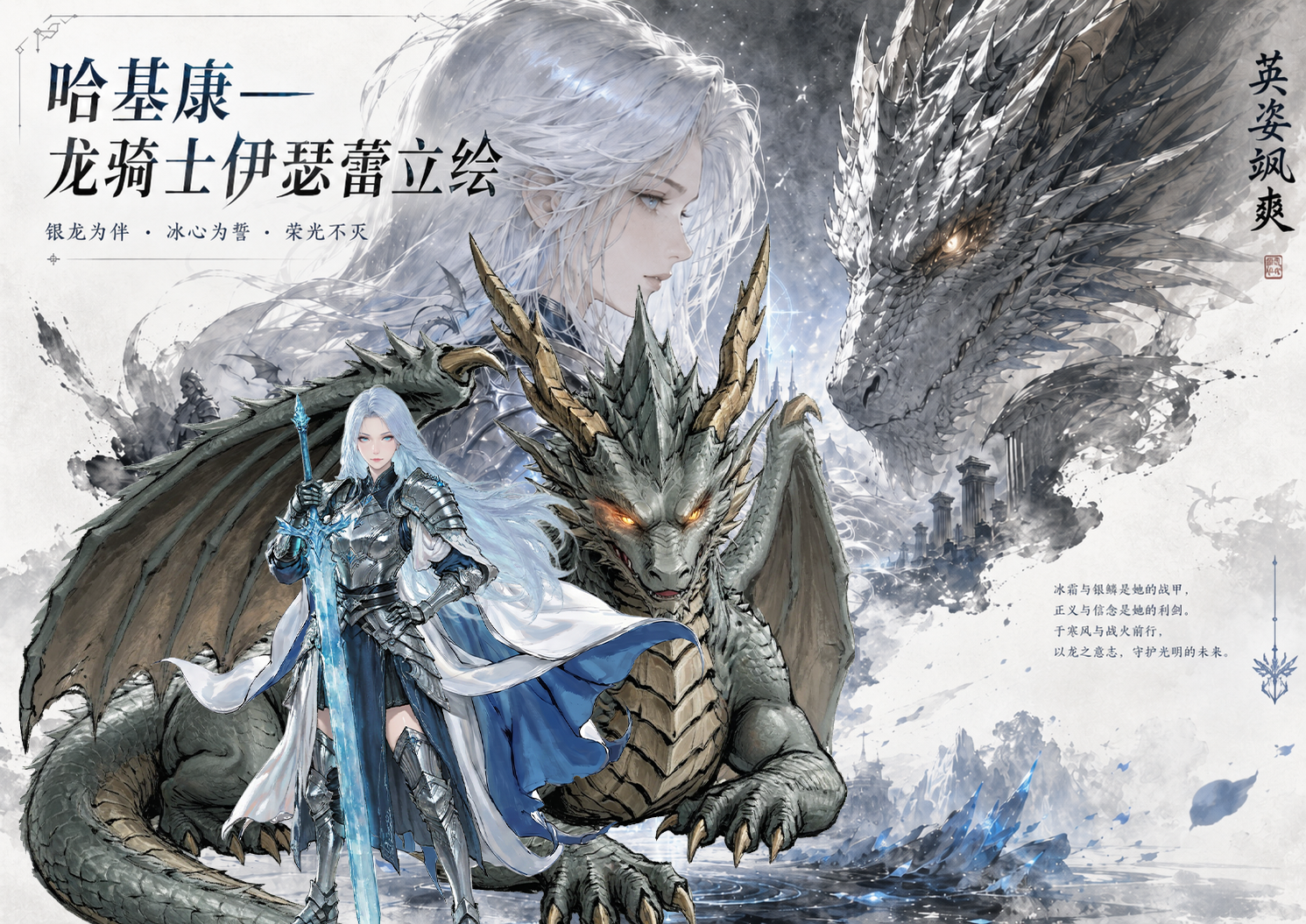 【哈基康】【龙骑士伊瑟蕾立绘】封面
