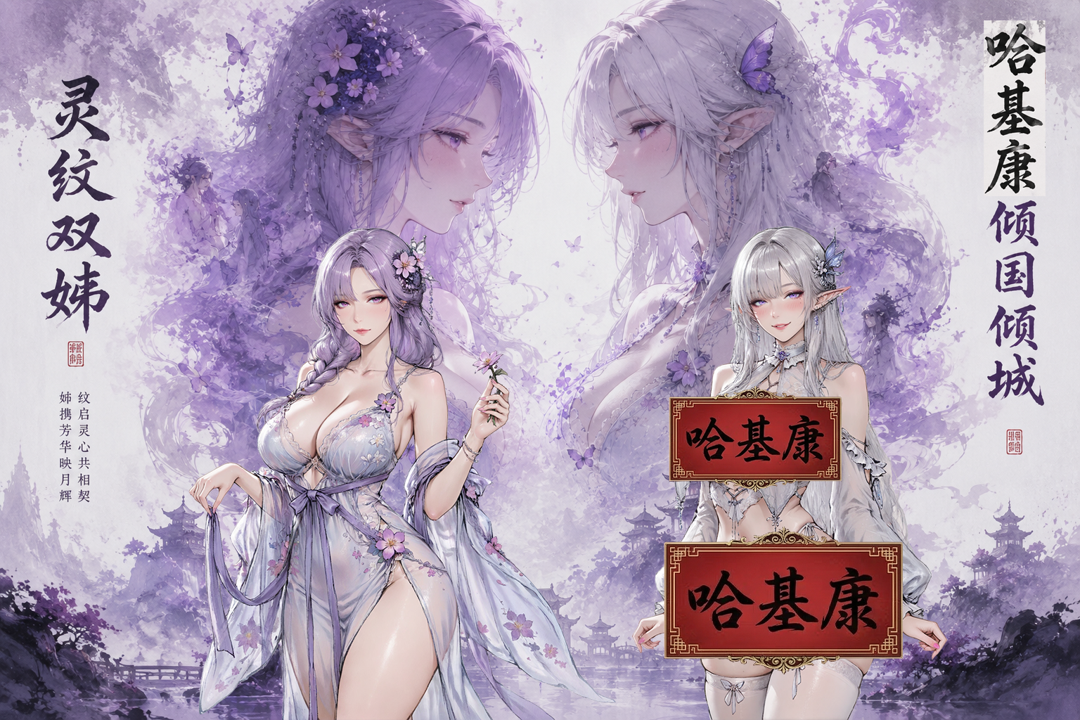 【哈基康】灵纹双姊立绘封面