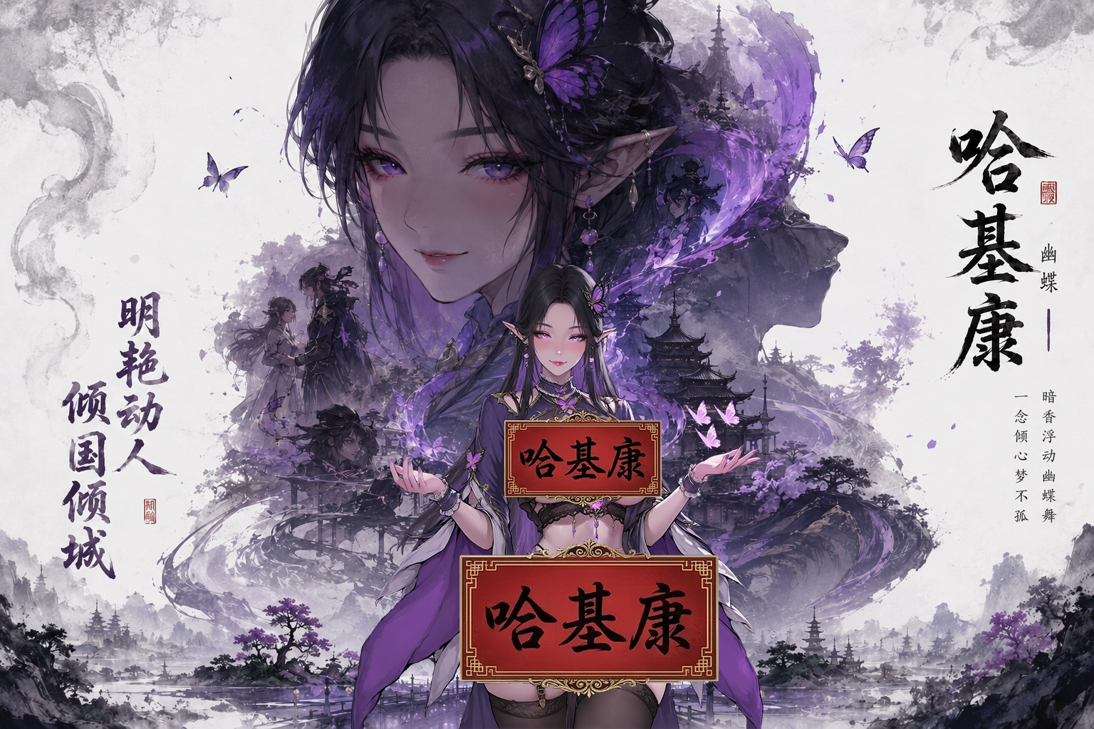 【哈基康】幽蝶封面